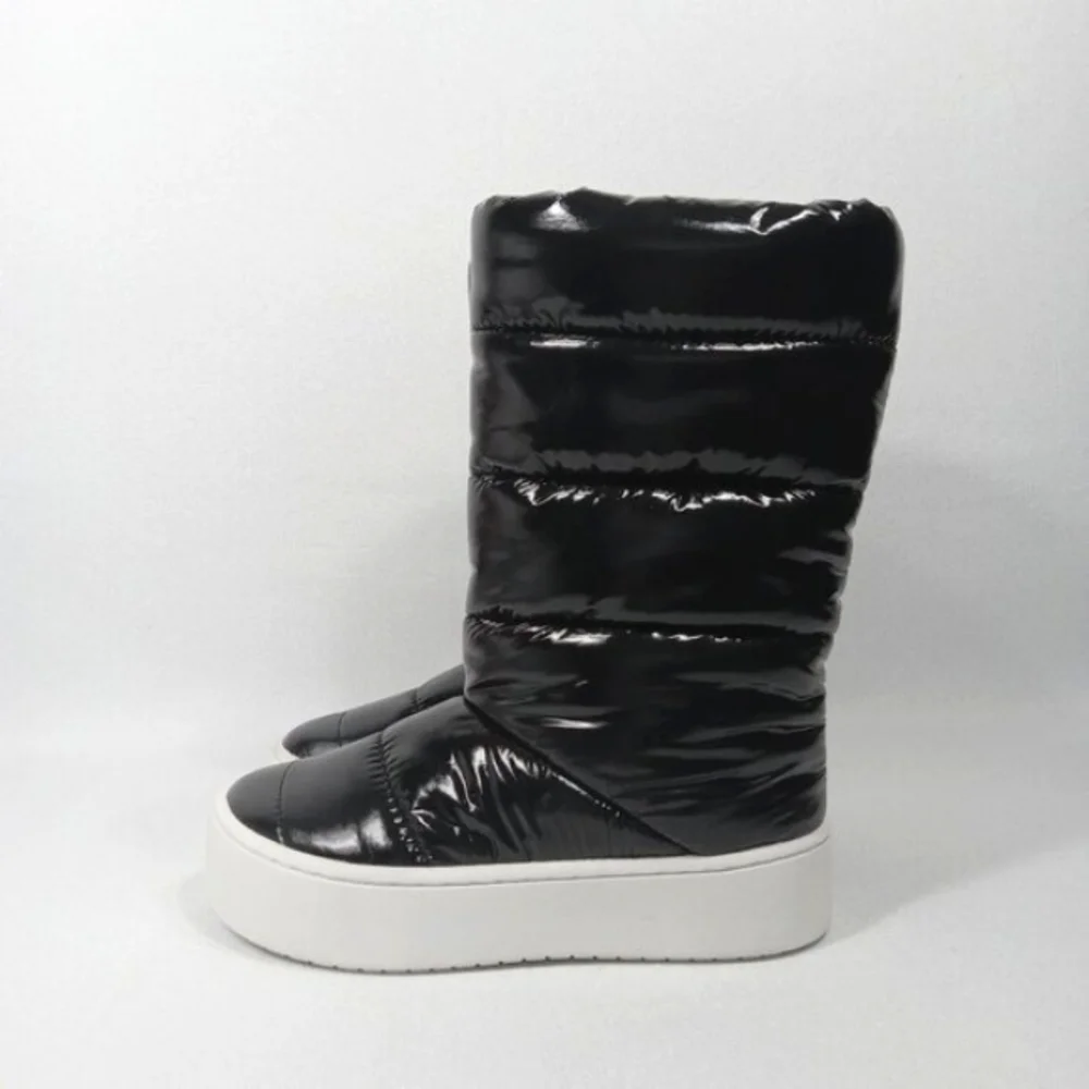 JEFFREY CAMPBELL Black Puffer Insulated Winter Boots Women's Size 6